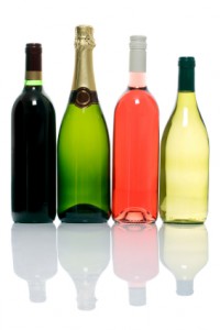 wine bottles